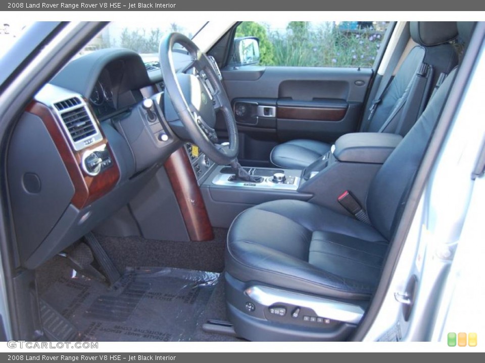 Jet Black Interior Photo for the 2008 Land Rover Range Rover V8 HSE #38648242