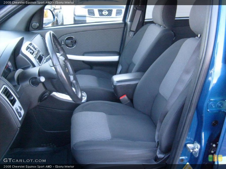 Ebony Interior Photo for the 2008 Chevrolet Equinox Sport AWD #38648450