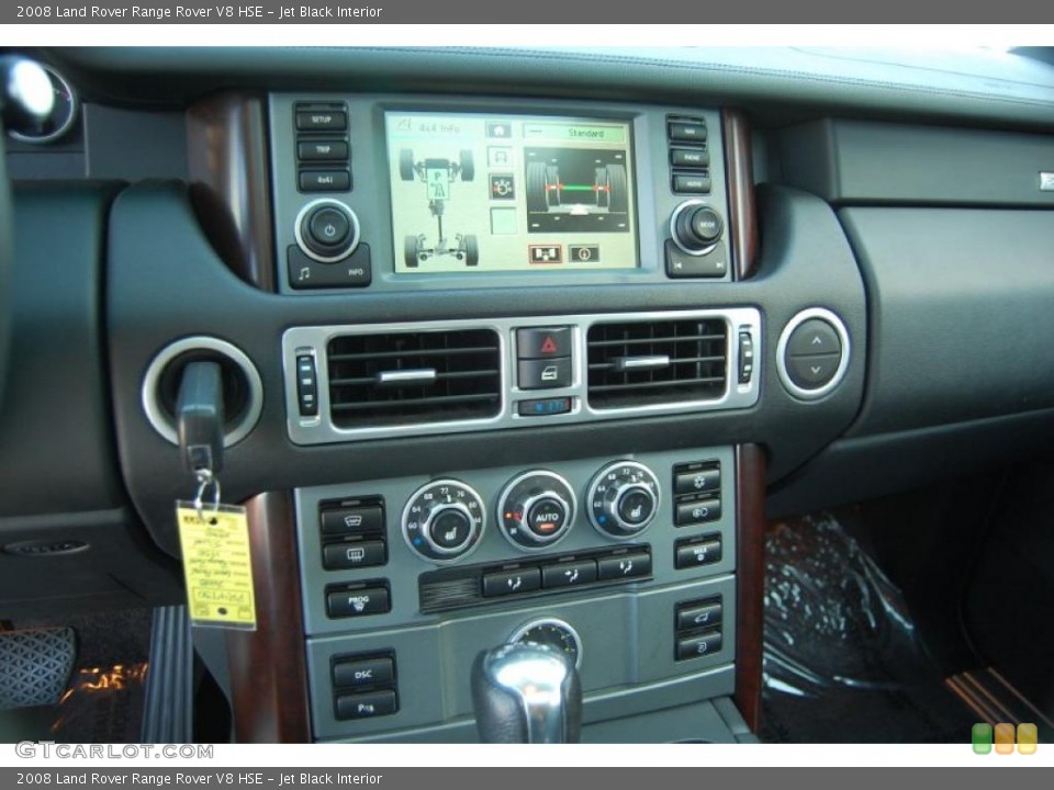 Jet Black Interior Controls for the 2008 Land Rover Range Rover V8 HSE #38648498