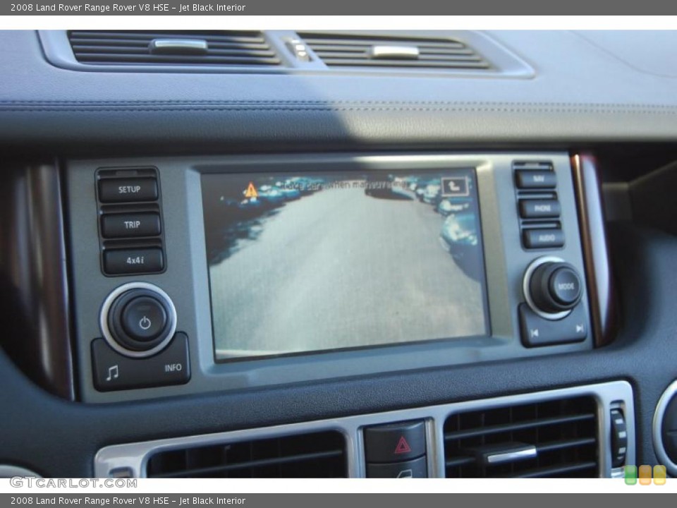 Jet Black Interior Navigation for the 2008 Land Rover Range Rover V8 HSE #38648526