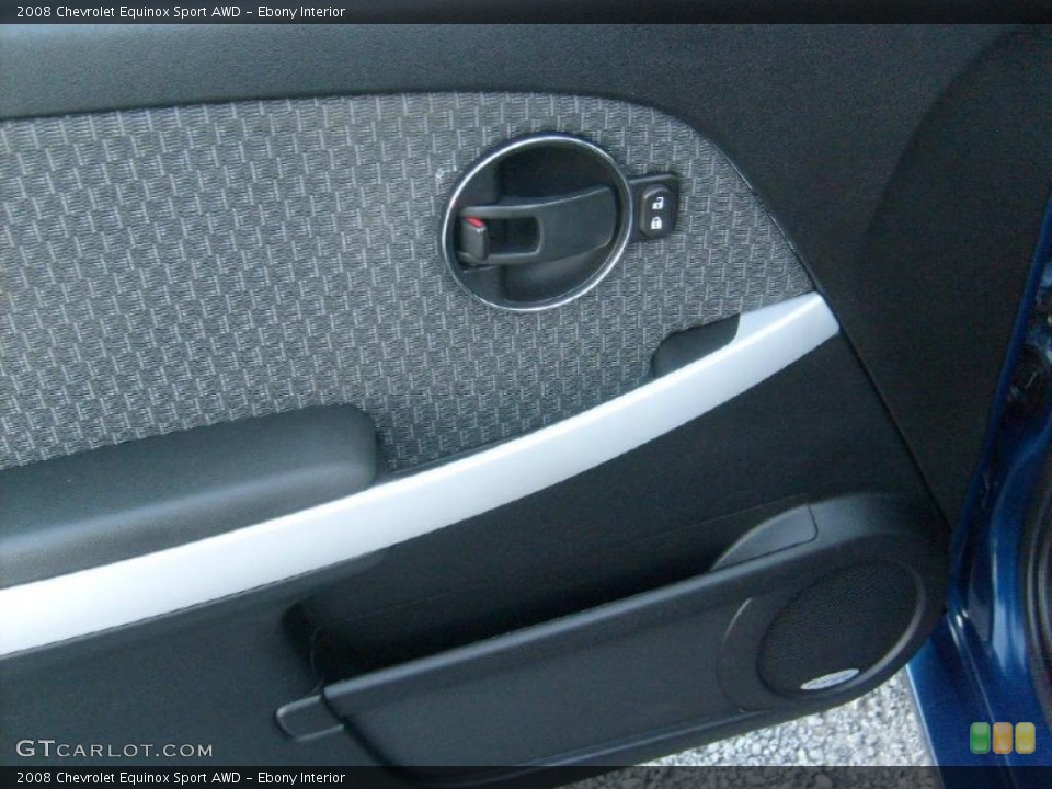 Ebony Interior Door Panel for the 2008 Chevrolet Equinox Sport AWD #38648638