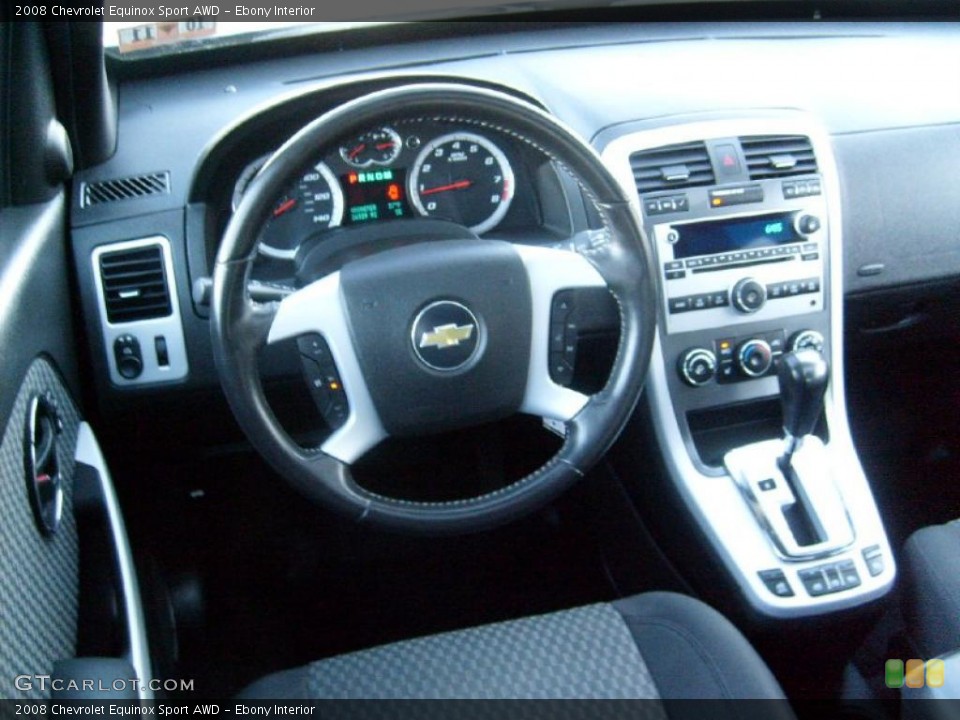 Ebony Interior Controls for the 2008 Chevrolet Equinox Sport AWD #38648662