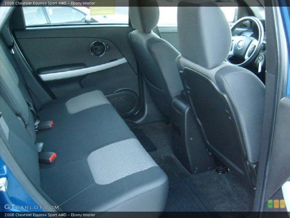 Ebony Interior Photo for the 2008 Chevrolet Equinox Sport AWD #38648698