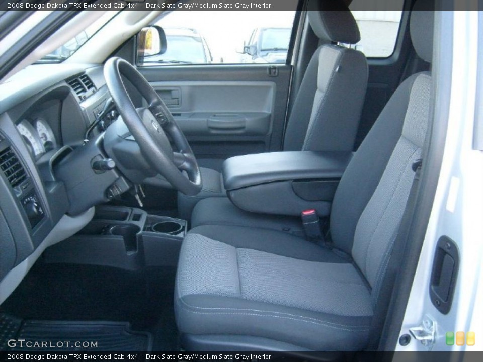 Dark Slate Gray/Medium Slate Gray Interior Photo for the 2008 Dodge Dakota TRX Extended Cab 4x4 #38648786
