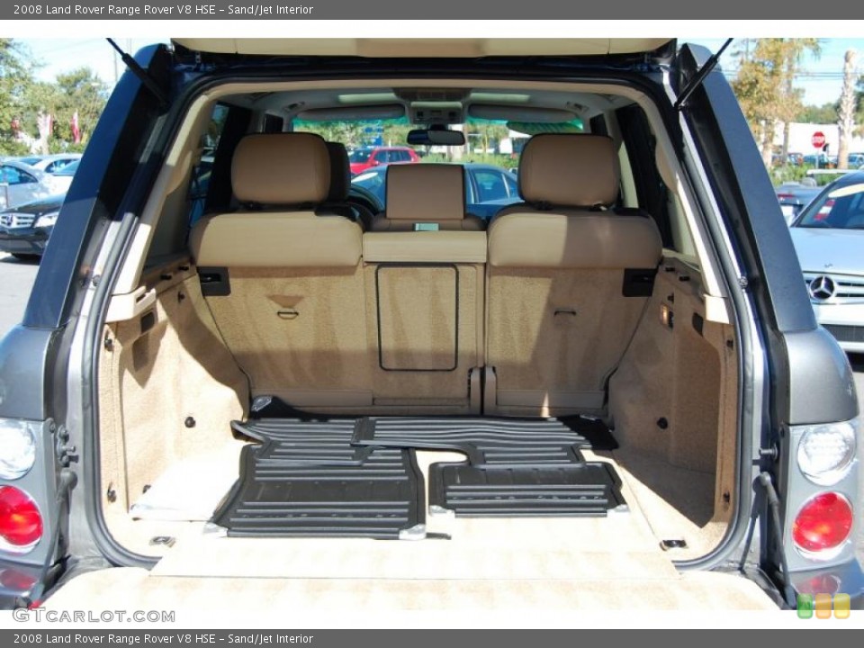 Sand/Jet Interior Trunk for the 2008 Land Rover Range Rover V8 HSE #38649066