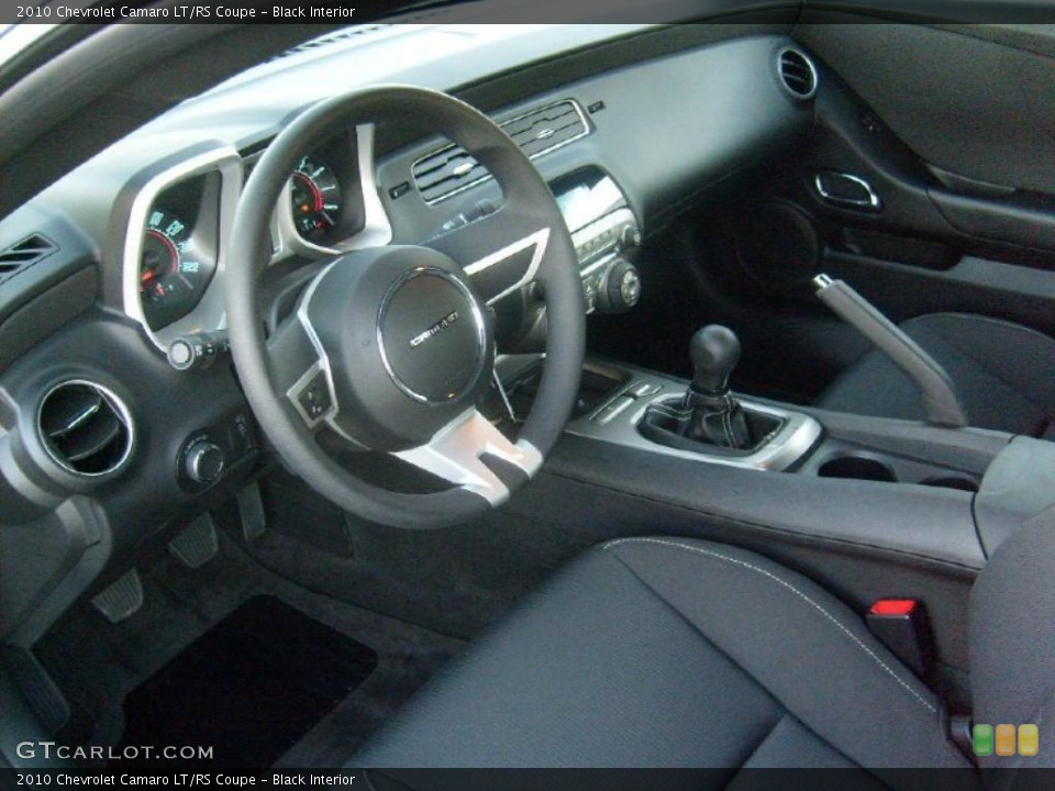 Black Interior Prime Interior for the 2010 Chevrolet Camaro LT/RS Coupe #38649158