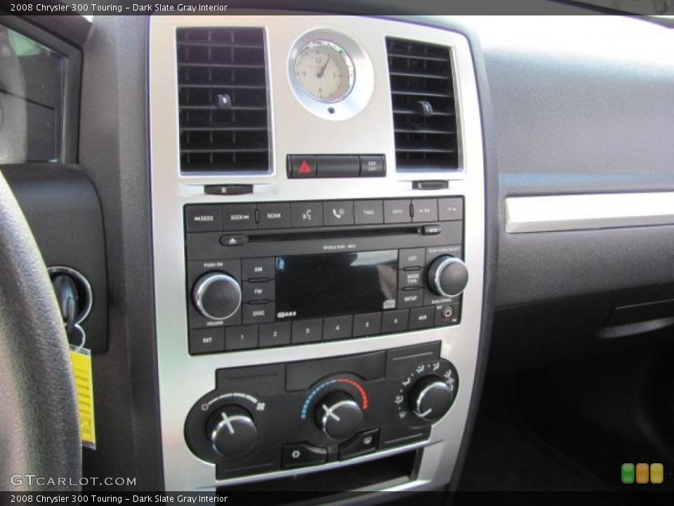 Dark Slate Gray Interior Controls for the 2008 Chrysler 300 Touring #38649730
