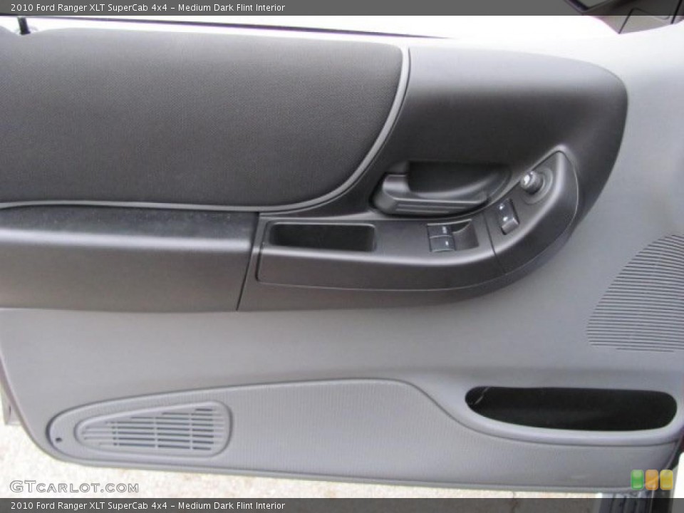 Medium Dark Flint Interior Door Panel for the 2010 Ford Ranger XLT SuperCab 4x4 #38649814