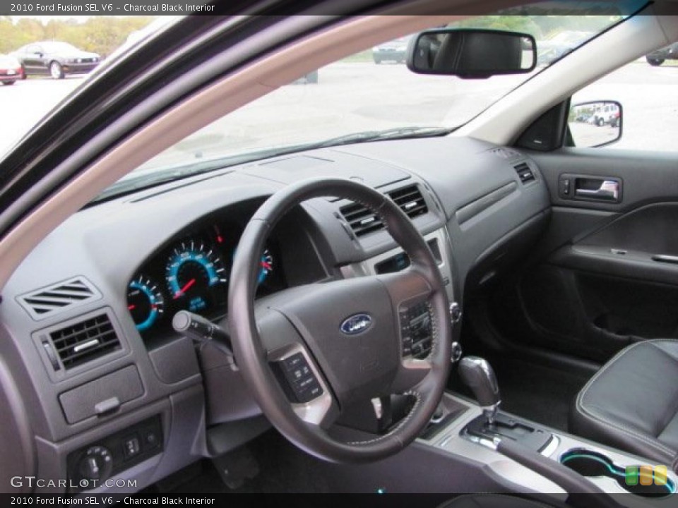 Charcoal Black Interior Prime Interior for the 2010 Ford Fusion SEL V6 #38650162