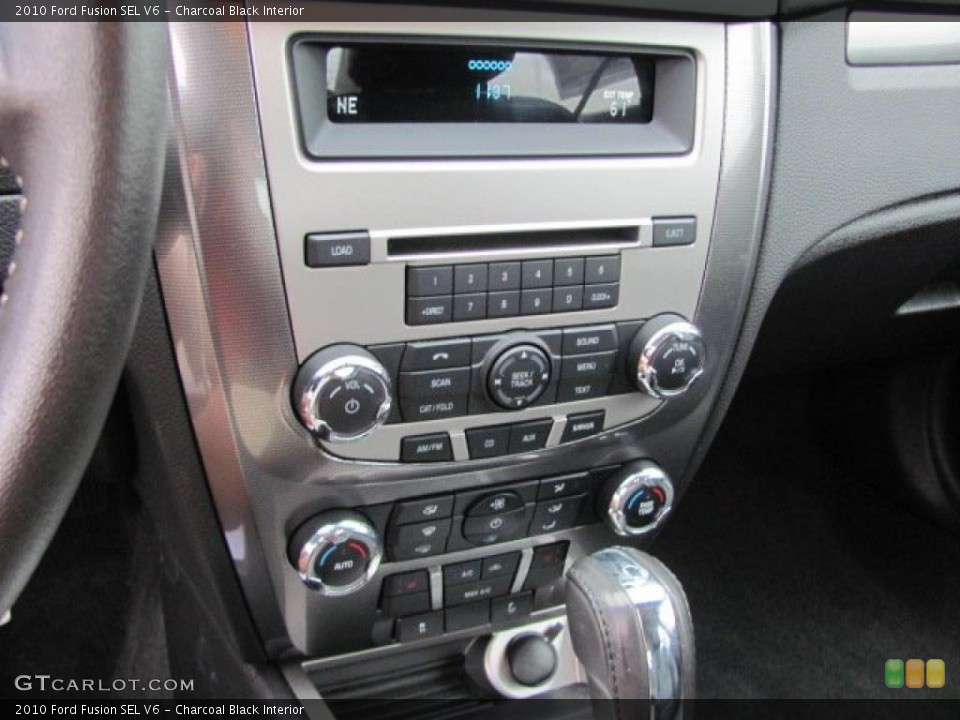 Charcoal Black Interior Controls for the 2010 Ford Fusion SEL V6 #38650206