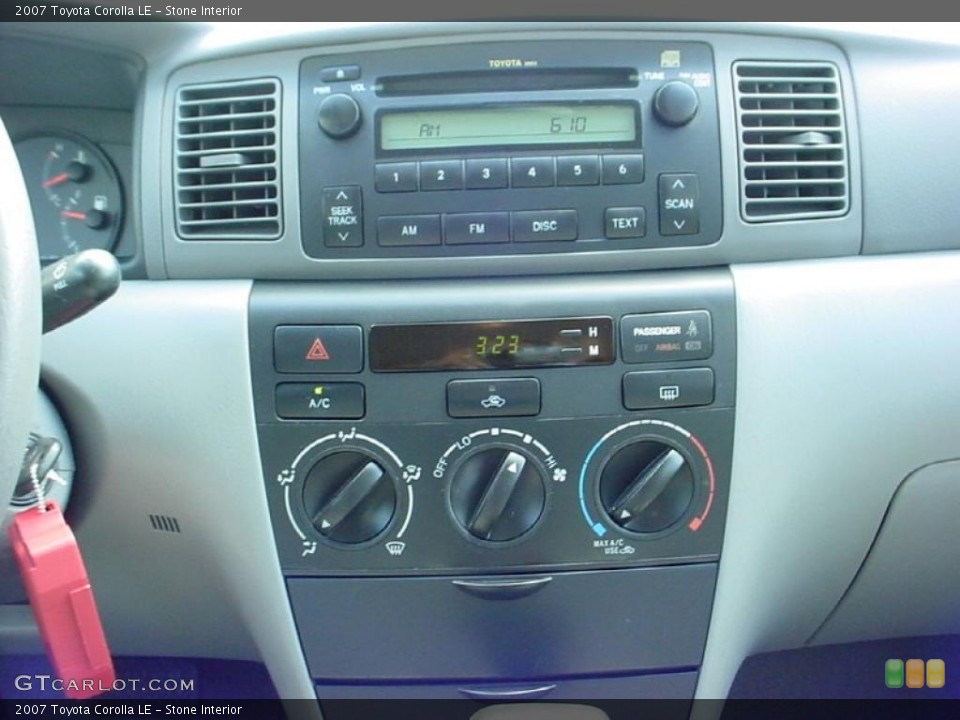 Stone Interior Controls for the 2007 Toyota Corolla LE #38651134
