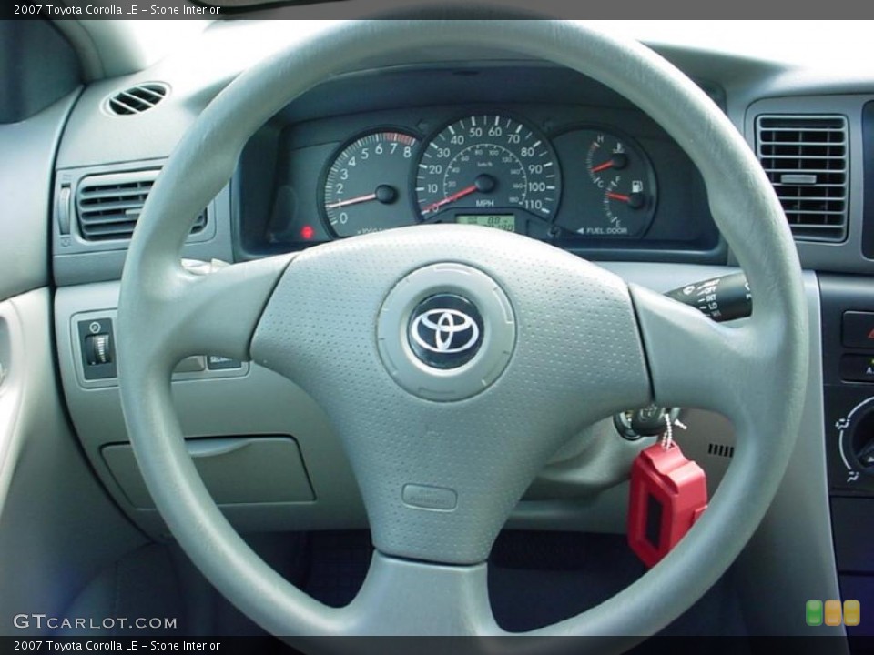 Stone Interior Steering Wheel for the 2007 Toyota Corolla LE #38651150