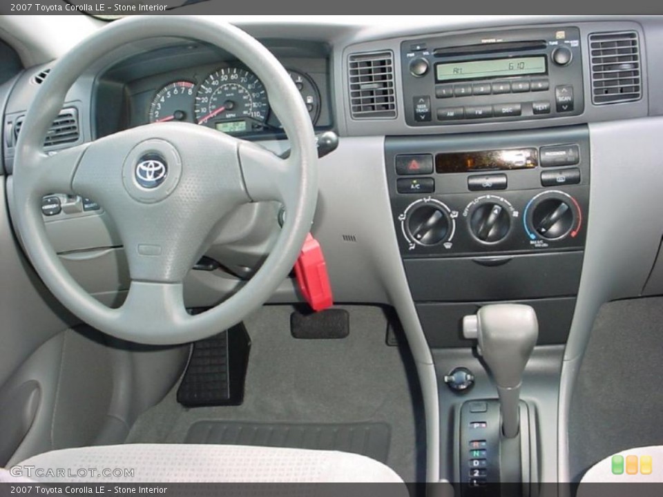 Stone Interior Dashboard for the 2007 Toyota Corolla LE #38651166