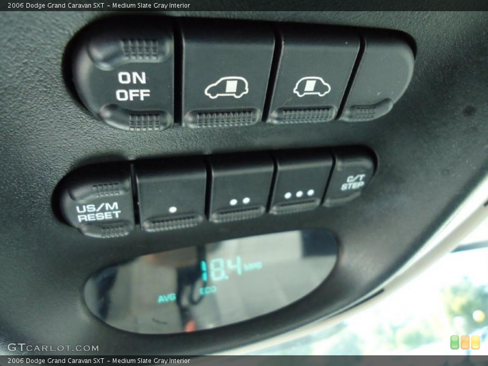 Medium Slate Gray Interior Controls for the 2006 Dodge Grand Caravan SXT #38651990