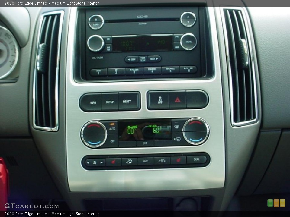 Medium Light Stone Interior Controls for the 2010 Ford Edge Limited #38652162