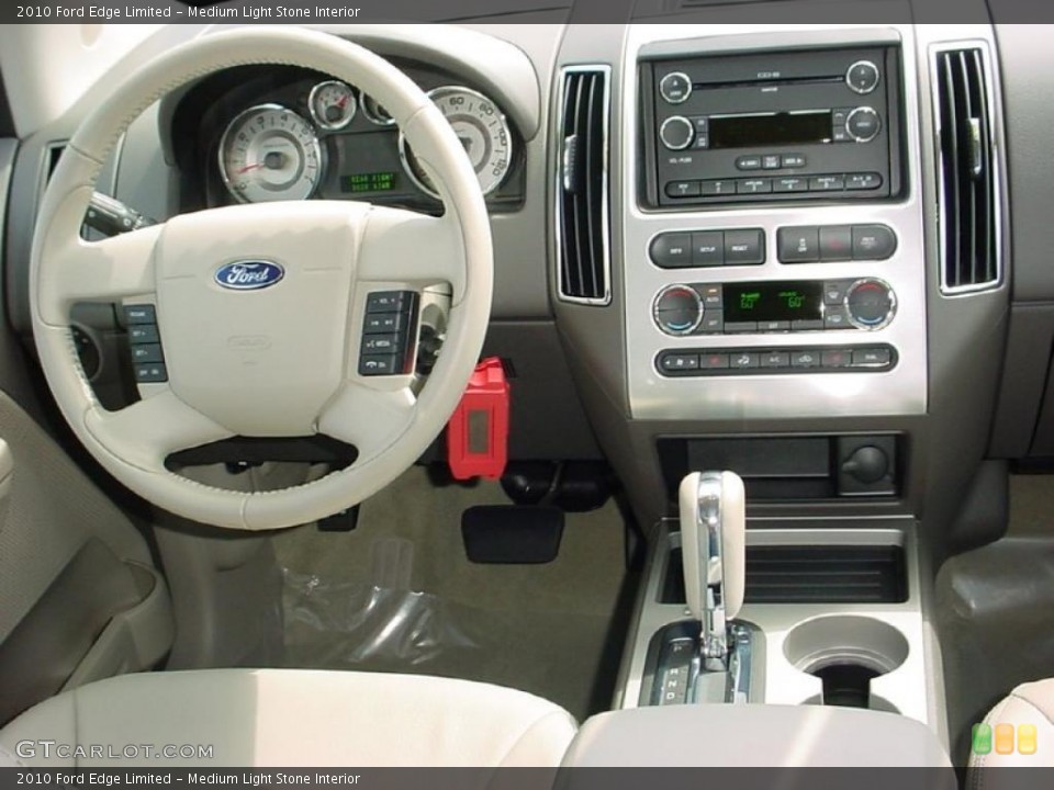 Medium Light Stone Interior Dashboard for the 2010 Ford Edge Limited #38652190