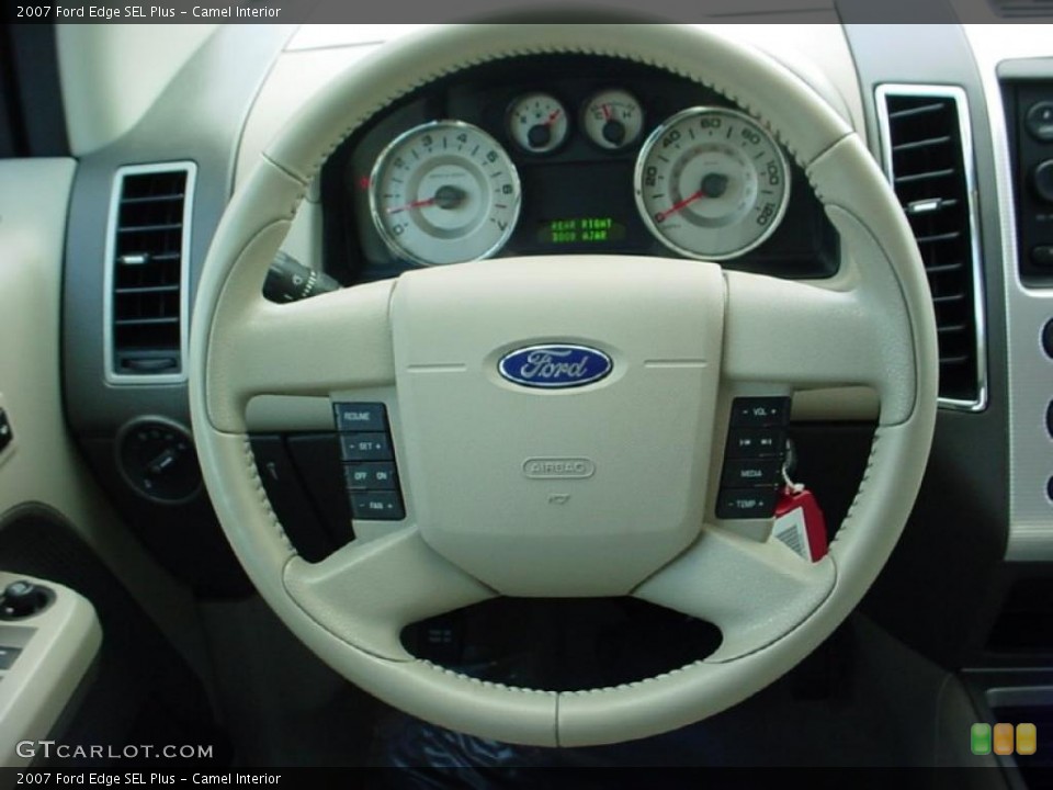 Camel Interior Steering Wheel for the 2007 Ford Edge SEL Plus #38653226