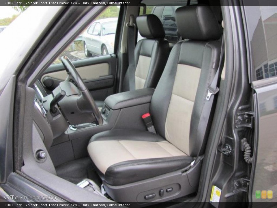 Dark Charcoal/Camel Interior Photo for the 2007 Ford Explorer Sport Trac Limited 4x4 #38653586