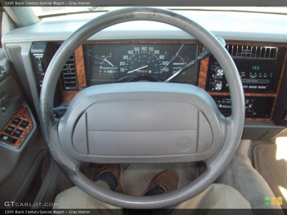 Gray Interior Steering Wheel for the 1995 Buick Century Special Wagon #38653614