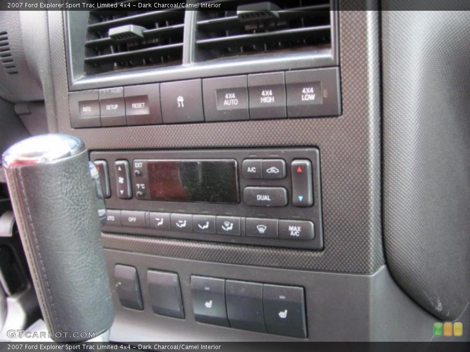 Dark Charcoal/Camel Interior Controls for the 2007 Ford Explorer Sport Trac Limited 4x4 #38653662