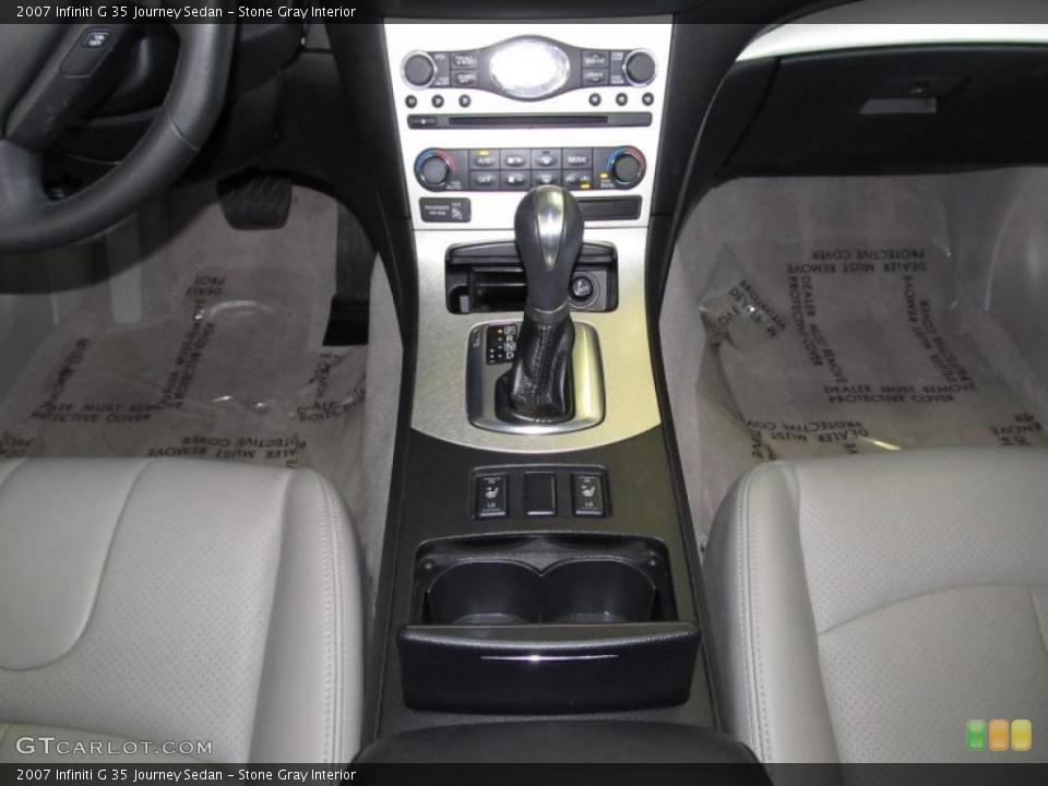 Stone Gray Interior Transmission for the 2007 Infiniti G 35 Journey Sedan #38655122