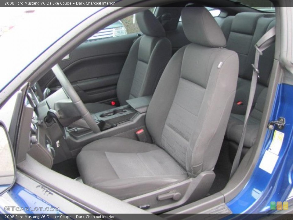 Dark Charcoal Interior Photo for the 2008 Ford Mustang V6 Deluxe Coupe #38655142
