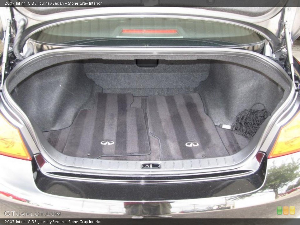 Stone Gray Interior Trunk for the 2007 Infiniti G 35 Journey Sedan #38655162