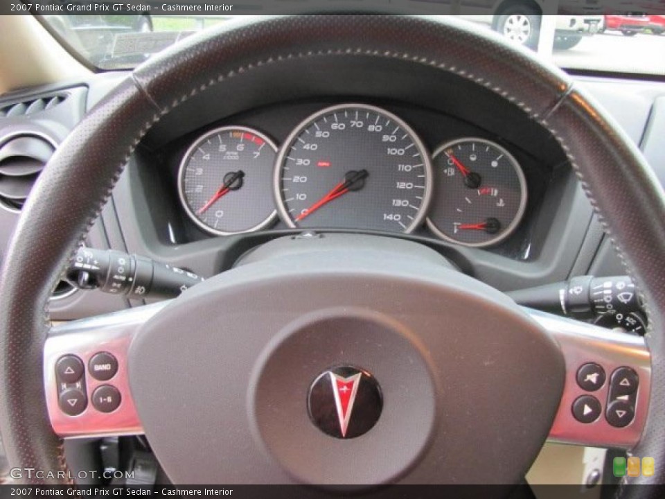 Cashmere Interior Steering Wheel for the 2007 Pontiac Grand Prix GT Sedan #38655574