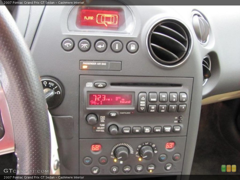 Cashmere Interior Controls for the 2007 Pontiac Grand Prix GT Sedan #38655626