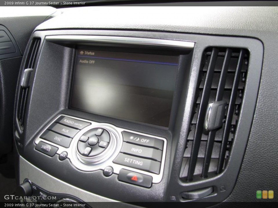 Stone Interior Navigation for the 2009 Infiniti G 37 Journey Sedan #38655726