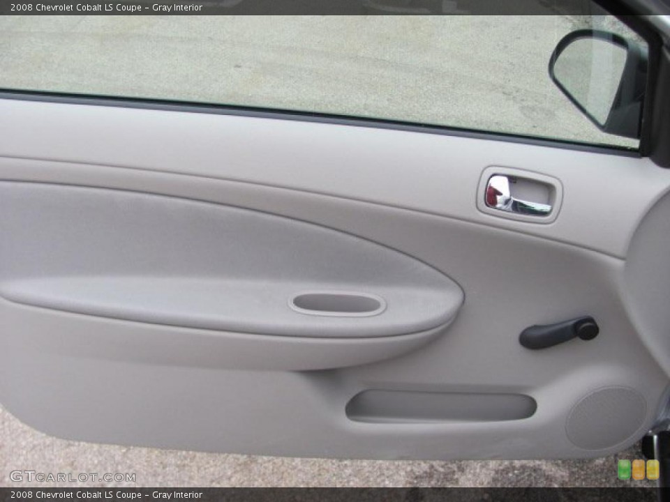 Gray Interior Door Panel for the 2008 Chevrolet Cobalt LS Coupe #38655930