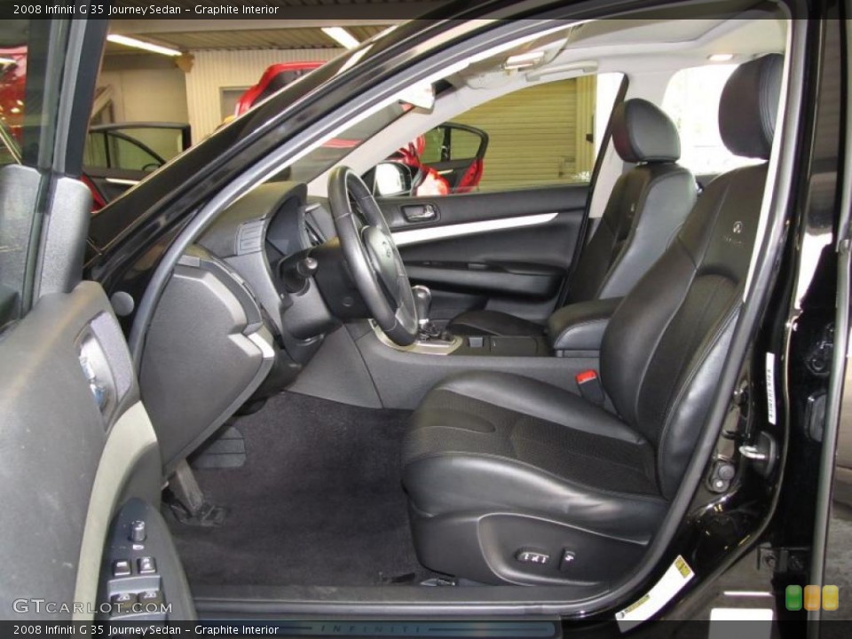 Graphite Interior Prime Interior for the 2008 Infiniti G 35 Journey Sedan #38656026