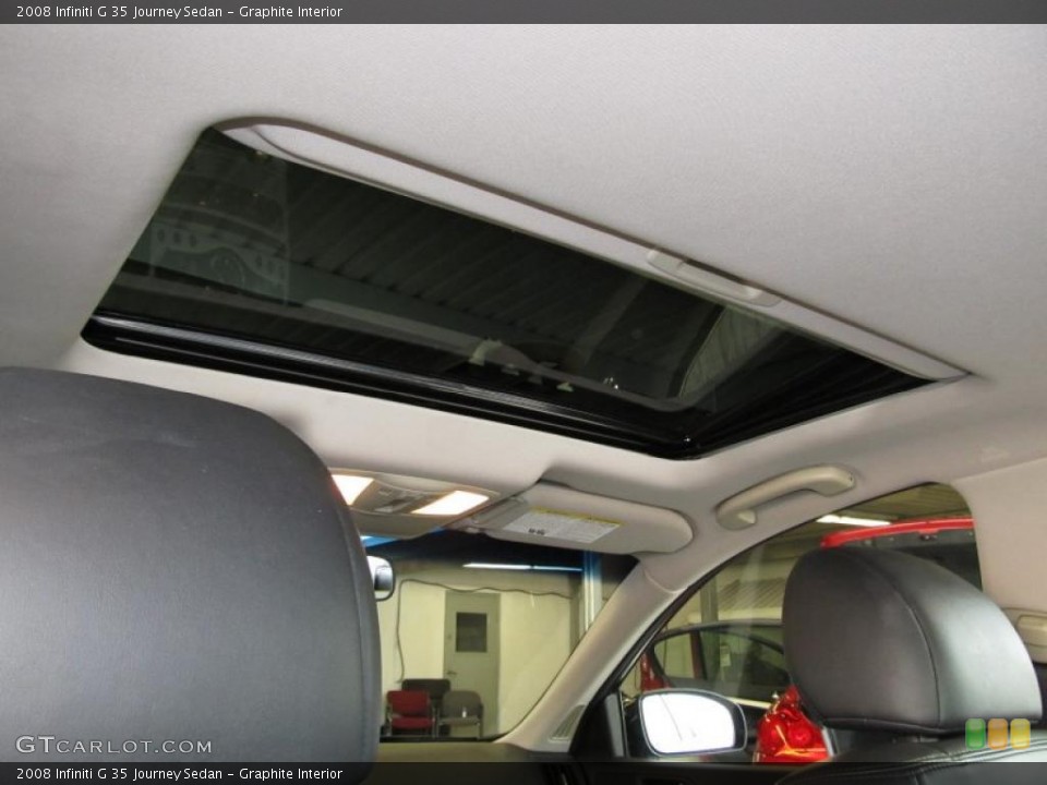 Graphite Interior Sunroof for the 2008 Infiniti G 35 Journey Sedan #38656142