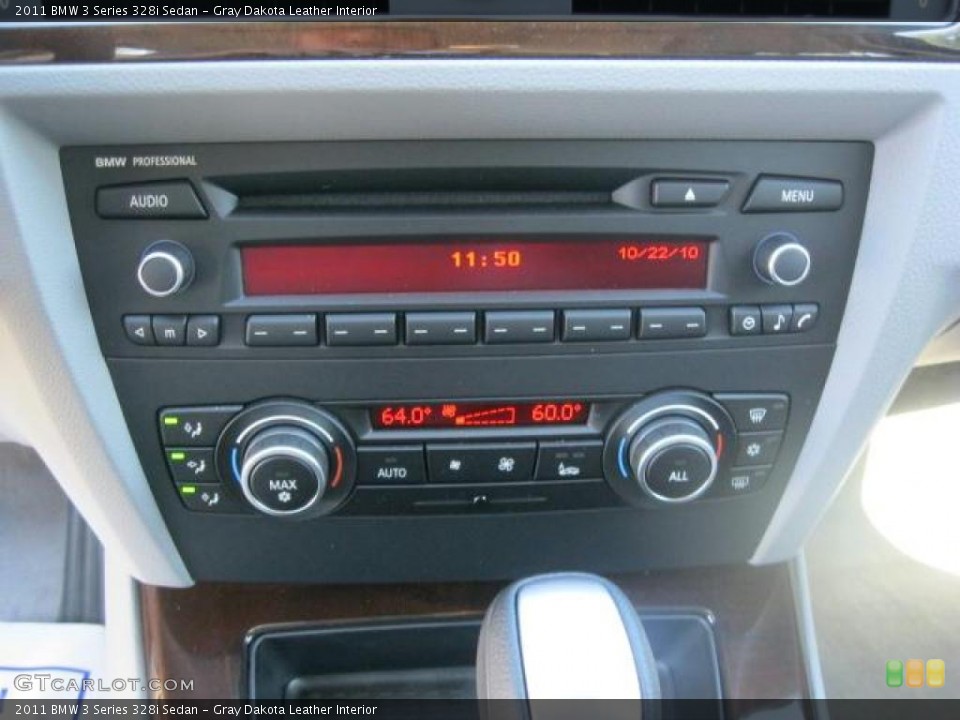 Gray Dakota Leather Interior Controls for the 2011 BMW 3 Series 328i Sedan #38656422