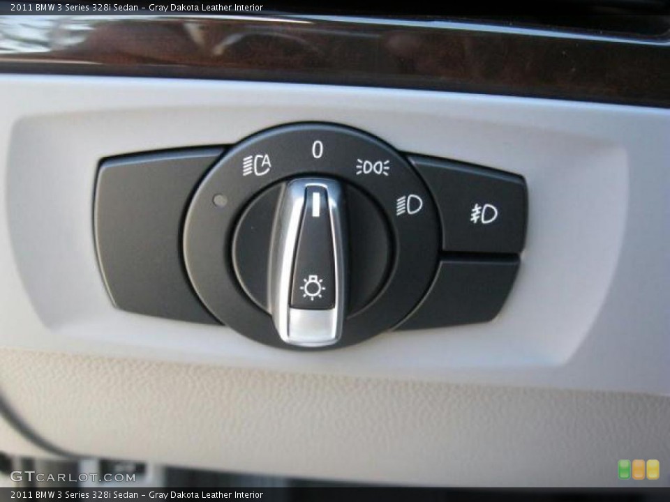 Gray Dakota Leather Interior Controls for the 2011 BMW 3 Series 328i Sedan #38656462