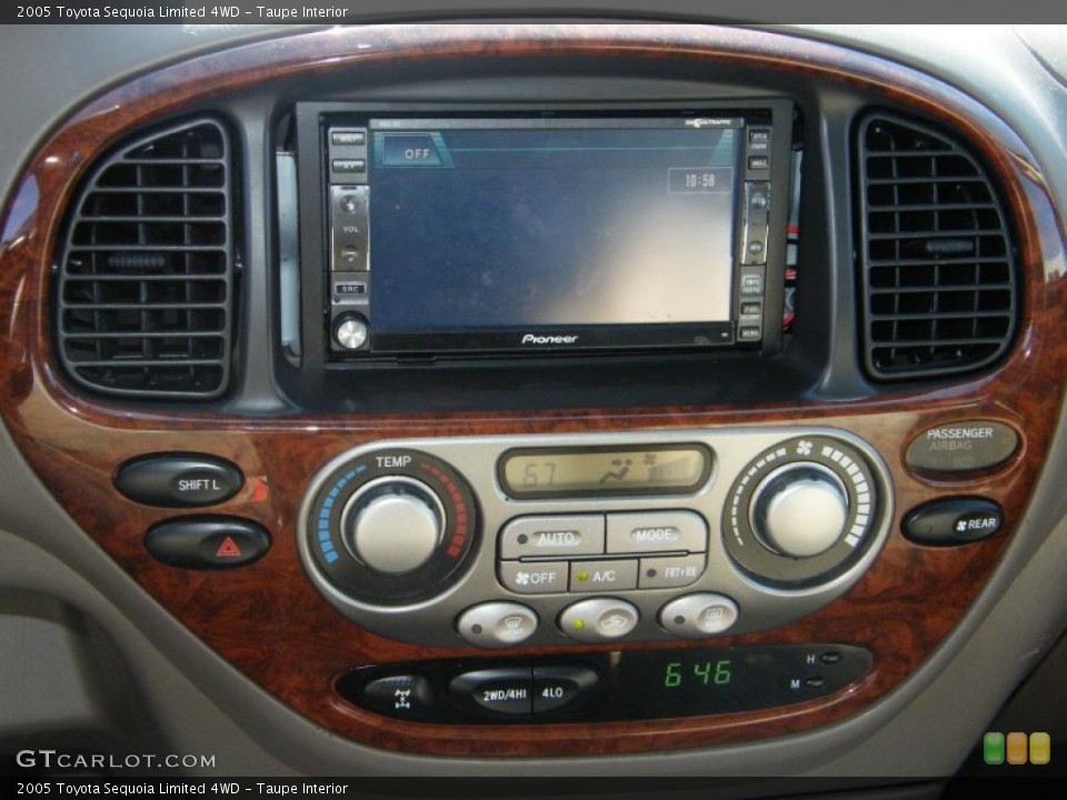 Taupe Interior Navigation for the 2005 Toyota Sequoia Limited 4WD #38656522