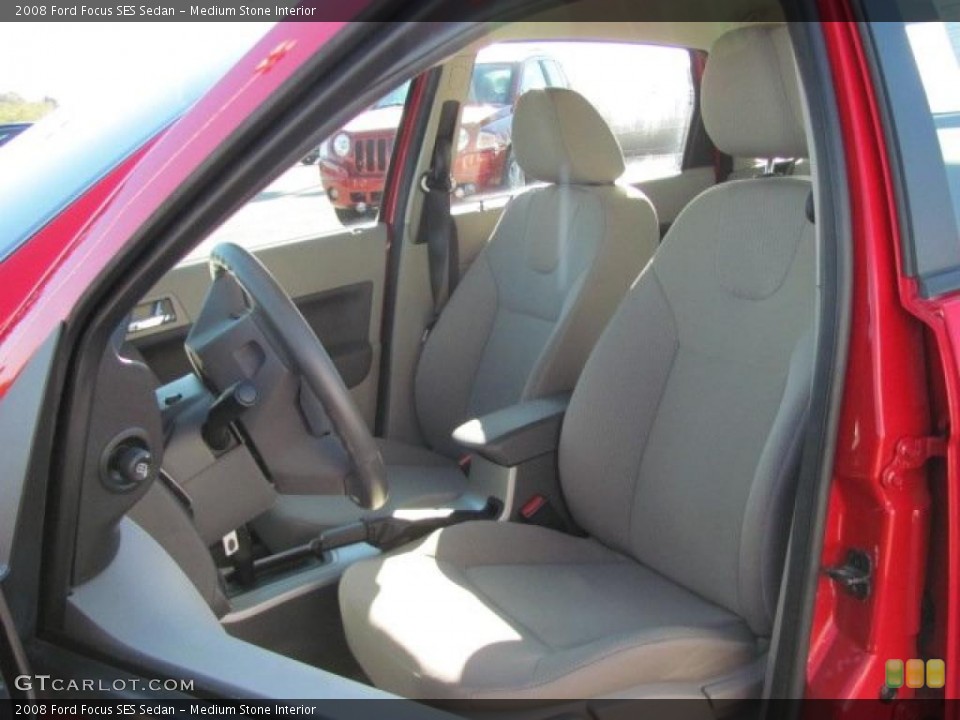 Medium Stone Interior Photo for the 2008 Ford Focus SES Sedan #38656694