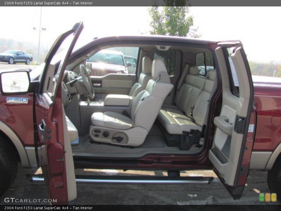 Tan Interior Photo for the 2004 Ford F150 Lariat SuperCab 4x4 #38657206