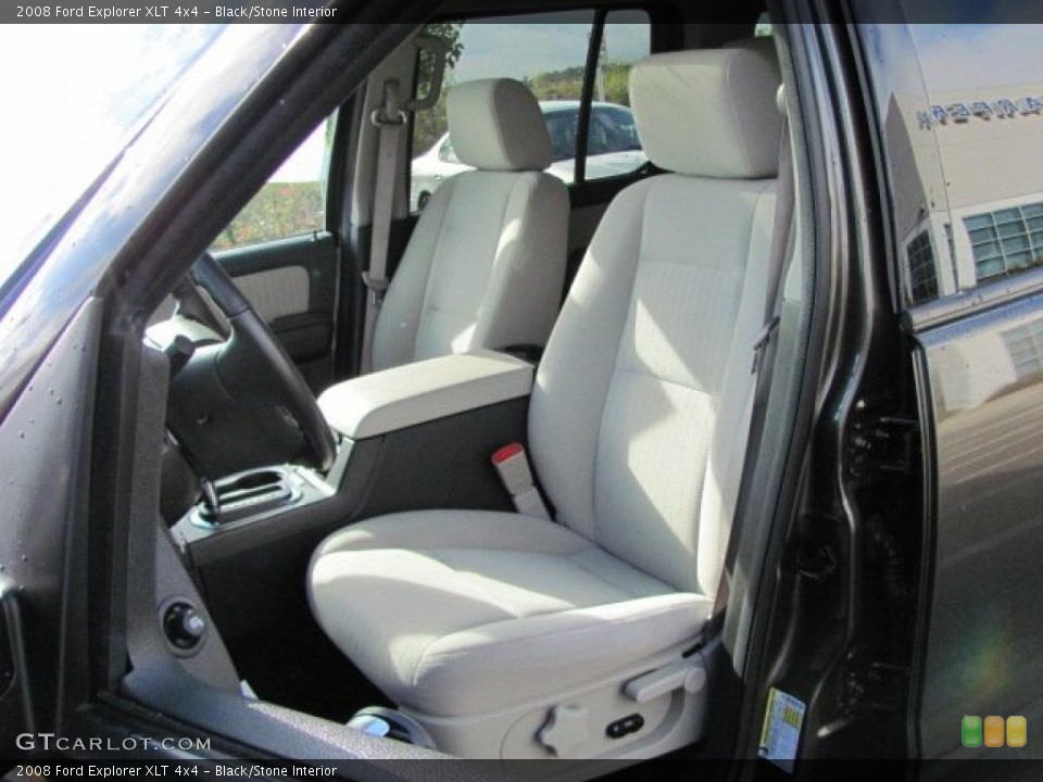 Black/Stone Interior Photo for the 2008 Ford Explorer XLT 4x4 #38657894
