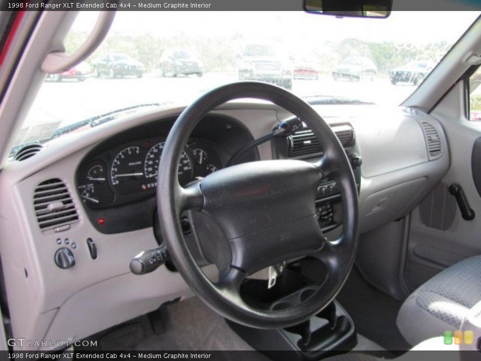 Medium Graphite Interior Photo for the 1998 Ford Ranger XLT Extended Cab 4x4 #38658326