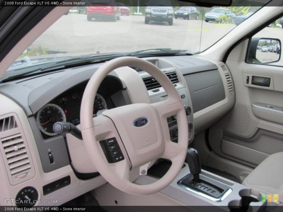 Stone Interior Prime Interior for the 2008 Ford Escape XLT V6 4WD #38658670