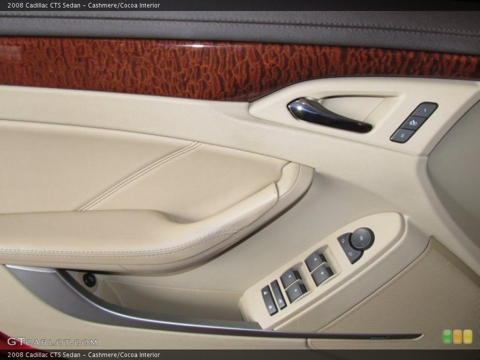 Cashmere/Cocoa Interior Door Panel for the 2008 Cadillac CTS Sedan #38658914
