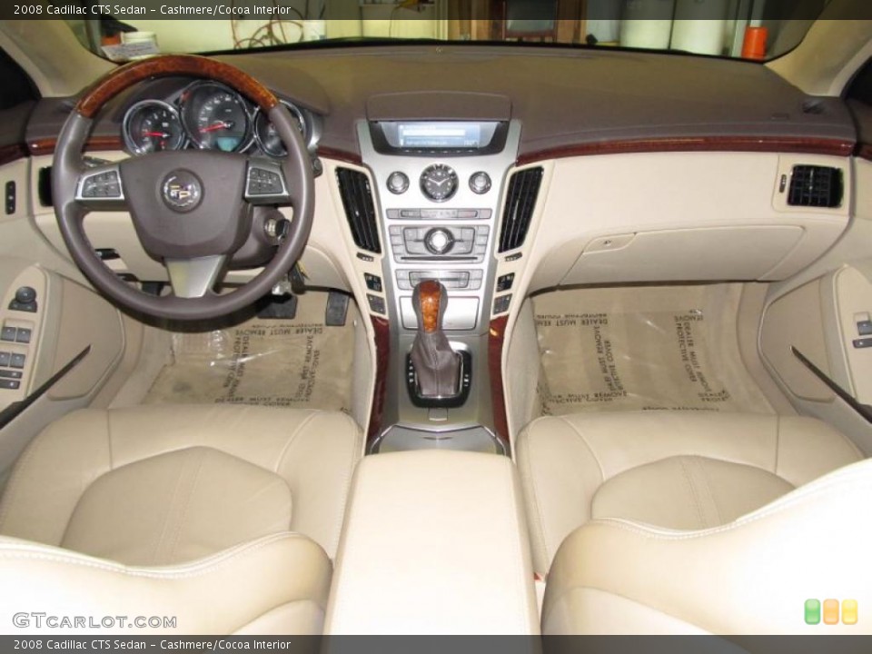 Cashmere/Cocoa Interior Dashboard for the 2008 Cadillac CTS Sedan #38658934