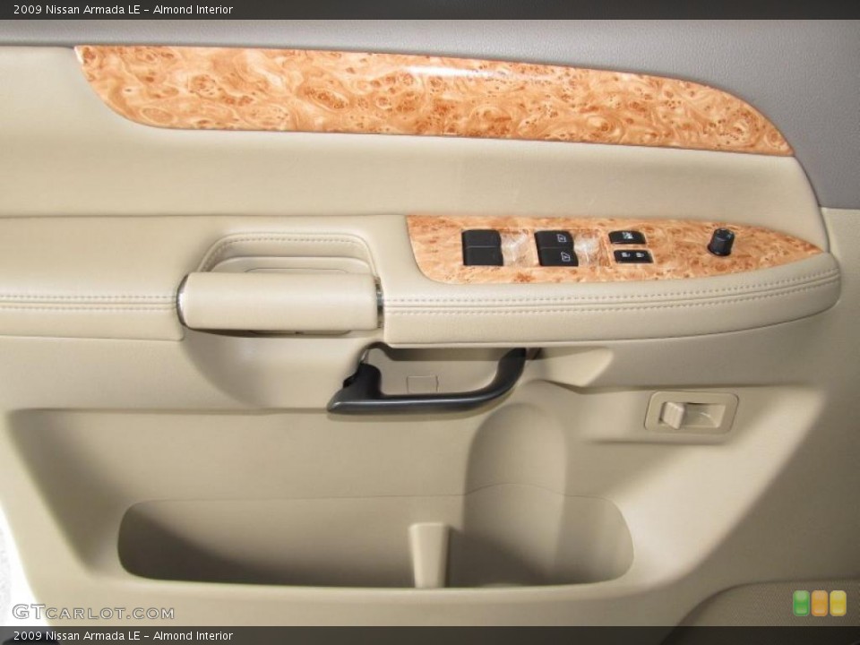 Almond Interior Door Panel for the 2009 Nissan Armada LE #38659210