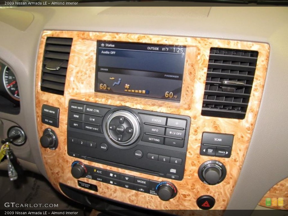 Almond Interior Controls for the 2009 Nissan Armada LE #38659262