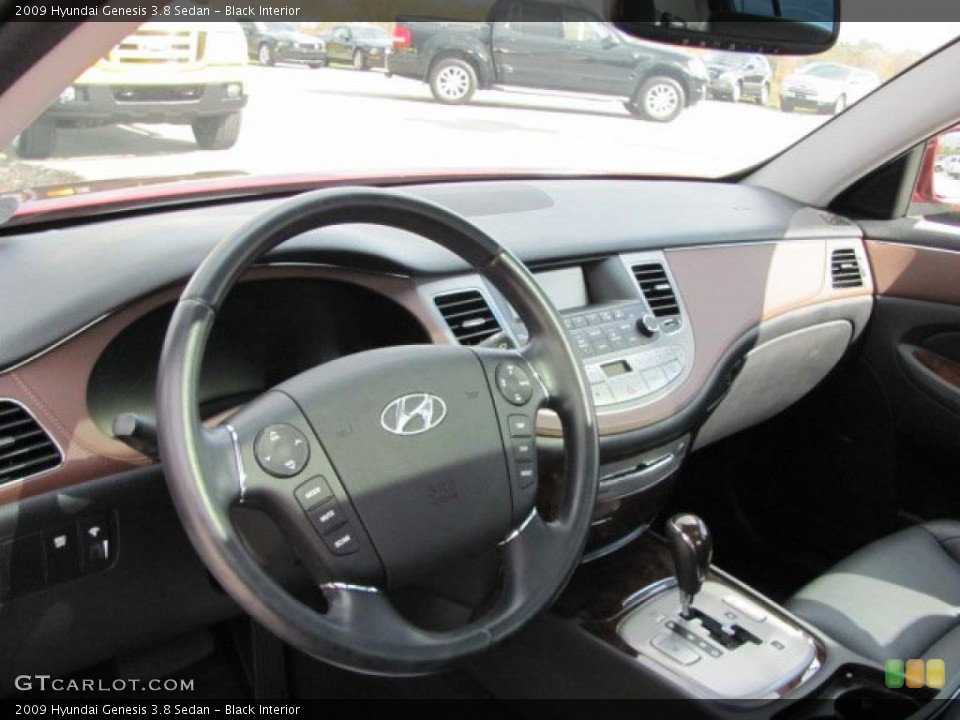 Black Interior Prime Interior for the 2009 Hyundai Genesis 3.8 Sedan #38660246