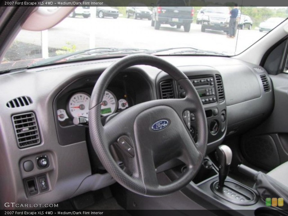 Medium/Dark Flint Interior Prime Interior for the 2007 Ford Escape XLS 4WD #38660590