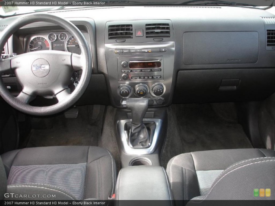 Ebony Black Interior Dashboard for the 2007 Hummer H3  #38660930