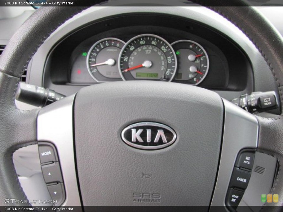 Gray Interior Steering Wheel for the 2008 Kia Sorento EX 4x4 #38661422