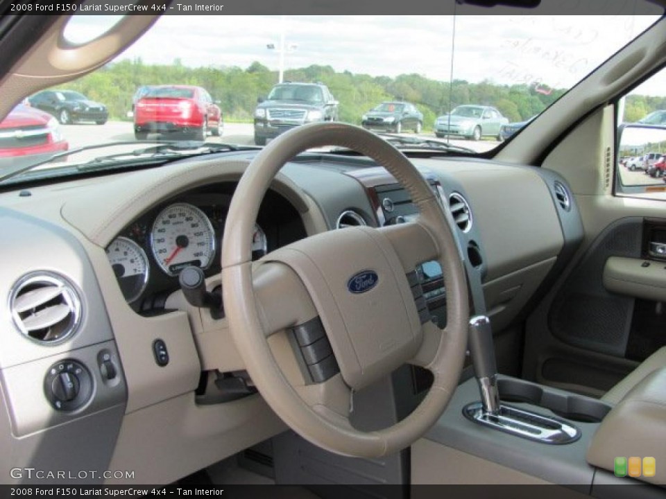 Tan Interior Prime Interior for the 2008 Ford F150 Lariat SuperCrew 4x4 #38661802